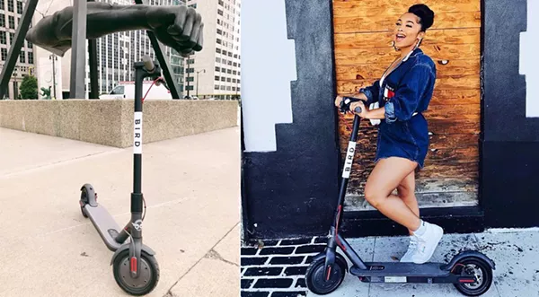 There's now an electric scooter rideshare program in downtown Detroit