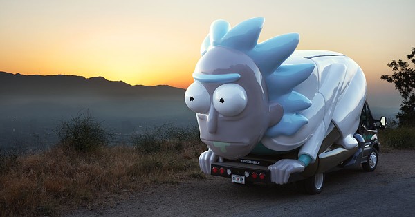 The Rick Mobile - Courtesy of Cartoon Network
