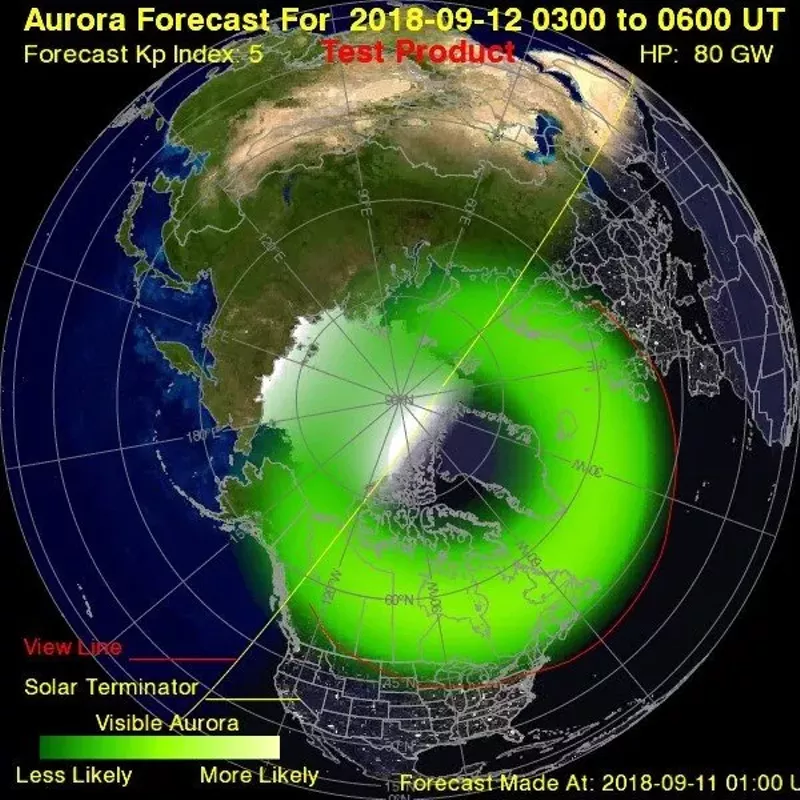 Northern Michigan saw the aurora borealis last night, viewings possible tonight