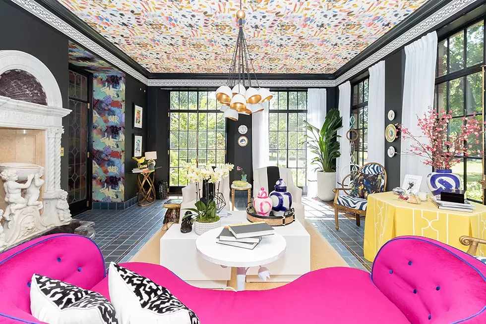 Part of Detroit Month of Design, the Junior League of Detroit Designer's Show House is on view until Oct. 7. - Morgan McDonald, courtesy Design Core Detroit
