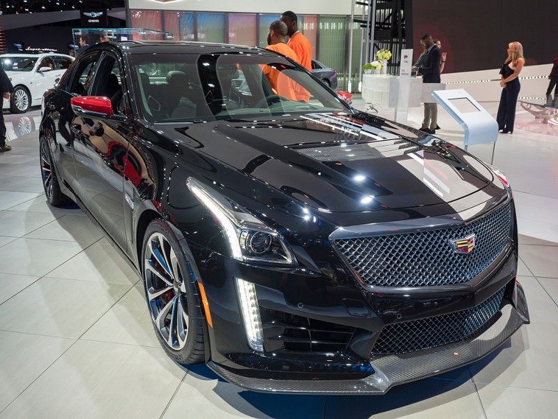 The Cadillac CTS-V IMSA Championship Edition appeared at the North American International Auto Show at the Cobo Center in downtown Detroit in January 2018. - ED ALDRIDGE VIA SHUTTERSTOCK
