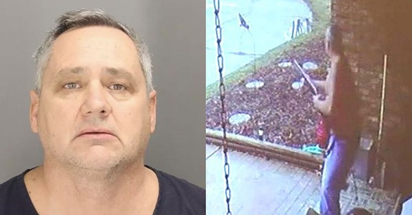 Jeffrey Zeigler pictured in his mug shot, left, and in a still from a home surveillance video on the right. - OAKLAND COUNTY PROSECUTOR'S OFFICE