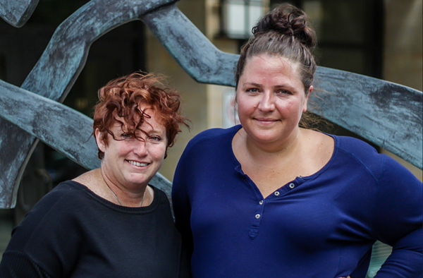 Beth Hussey, left, and chef Emmele Herrold - Courtesy photo