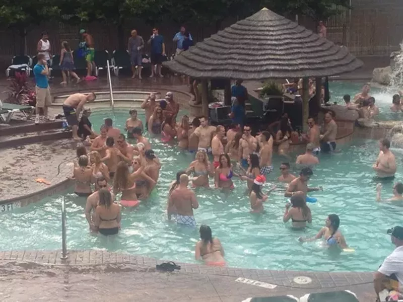 Partygoers at Ohio's Put-In-Bay Island. - Doug Brown/Cleveland Scene