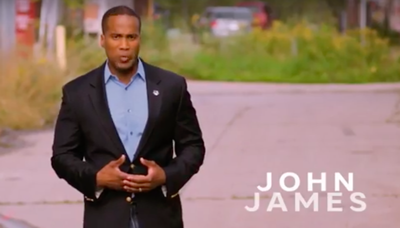 Black Republican John James took campaign cash from white supremacists