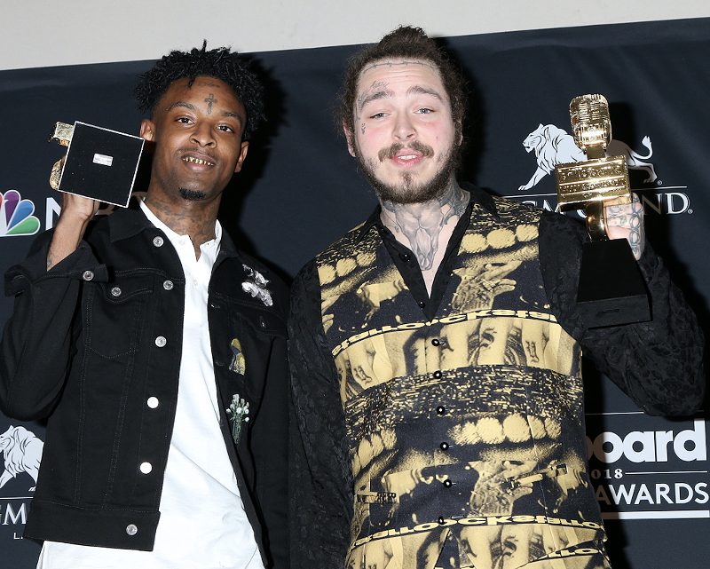 21 Savage, Post Malone - Kathy Hutchins/Shutterstock