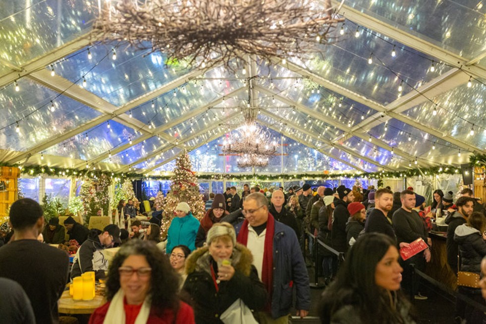 Downtown holiday markets at Capitol Park and Cadillac Square. - Courtesy of Bedrock