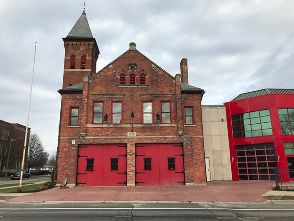 The Michigan Firehouse Museum is very haunted, ghost hunters say. - ALEX TINSLEY