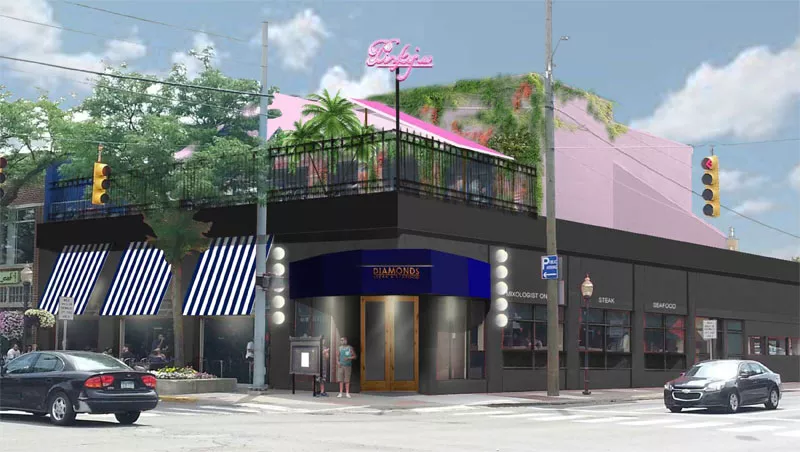 Small plates and oysters restaurant Pinky's Rooftop targets spring opening in Royal Oak