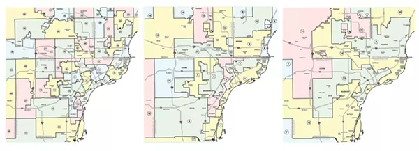 Gerrymandering at work. - Source: michigan.gov