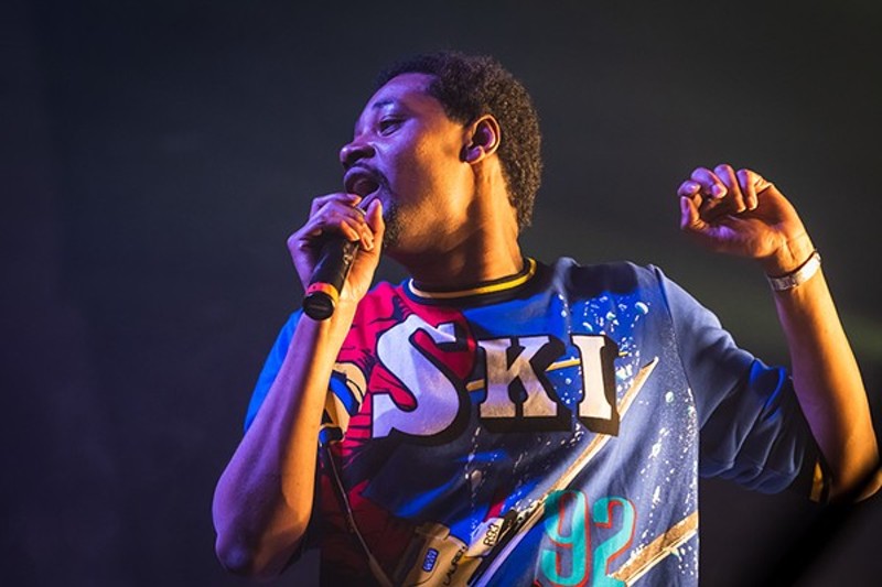 Danny Brown performing at the Majestic Theatre, 2018 - DOUG COOMBE