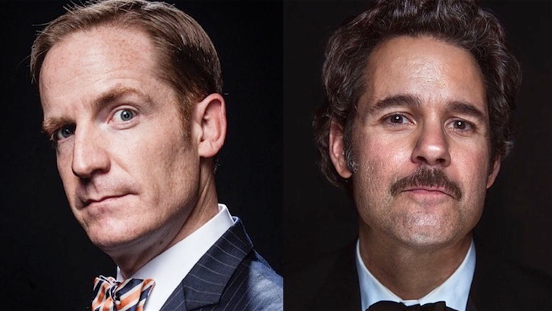 Seriously funny gents Paul F. Tompkins and Marc Evan Jackson will do improv for a good cause