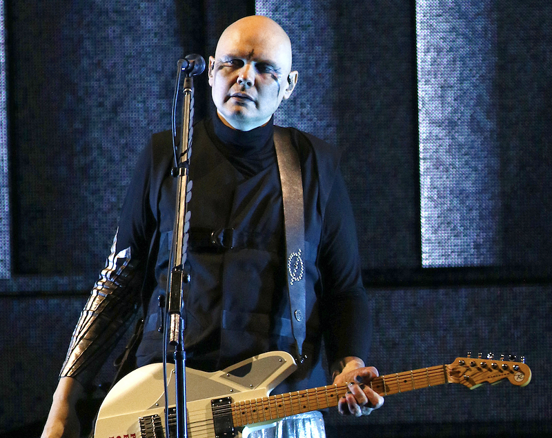 Billy Corgan reunites with guitar stolen from Detroit venue in 1992