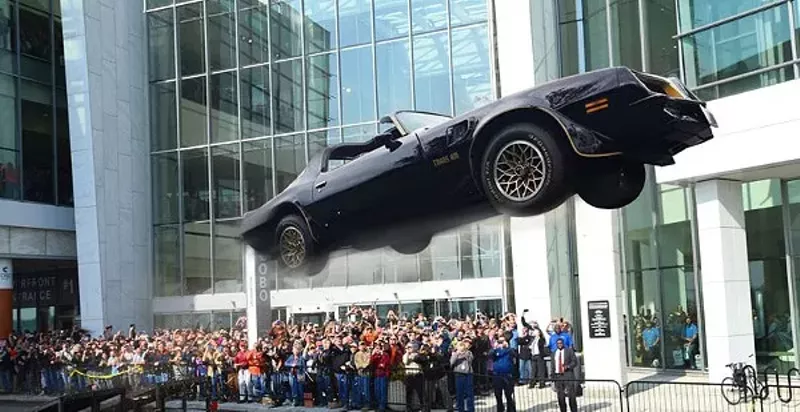 The Detroit Autorama 'Smokey and the Bandit' jump is definitely not happening