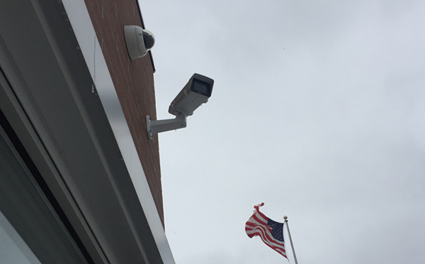 Project Green Light camera at a McDonald’s on Eight Mile Road in Detroit. - Violet Ikonomova