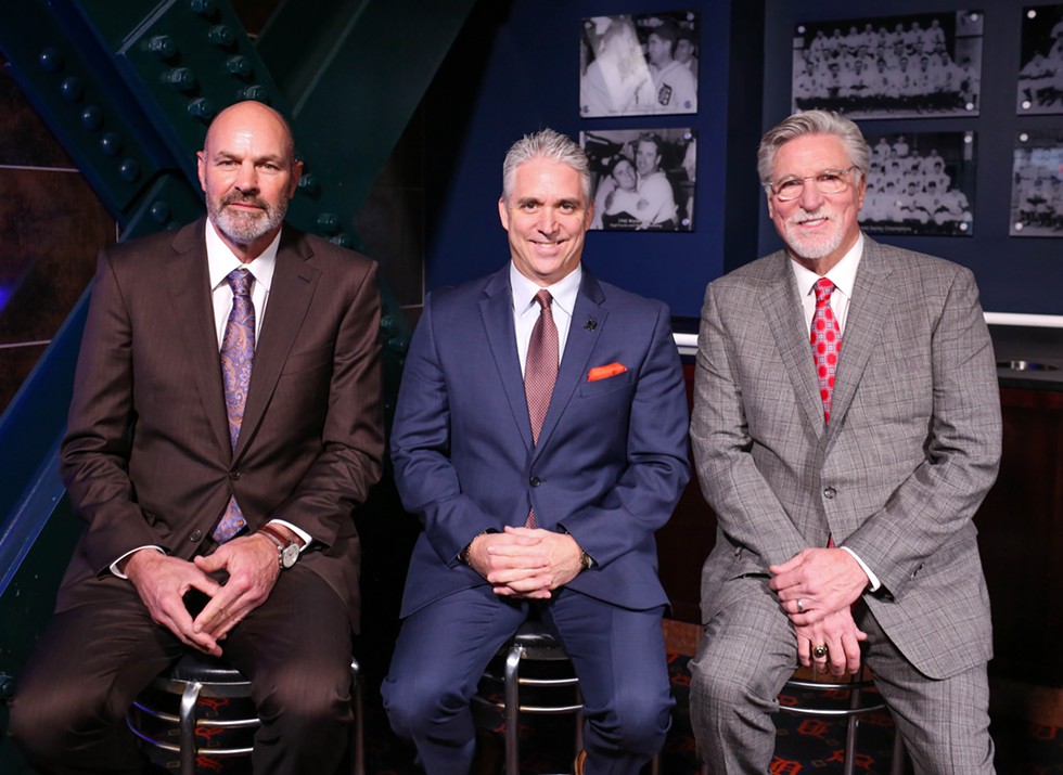 Kirk Gibson, Matt Shepard, and Jack Morris. - Courtesy Fox Sports Detroit