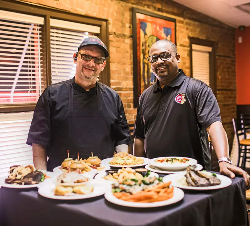 Chef Gerald Gregory and owner Terry Payne Sr. - Courtesy of They Say