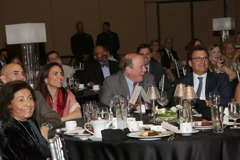 Dr. Sonia Hassan, left, with Mayor Mike Duggan, at a Make Your Date fundraiser. - Make Your Date