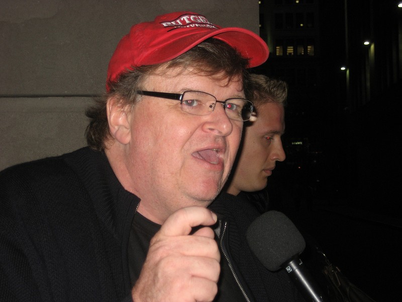 Filmmaker Michael Moore. - Shutterstock
