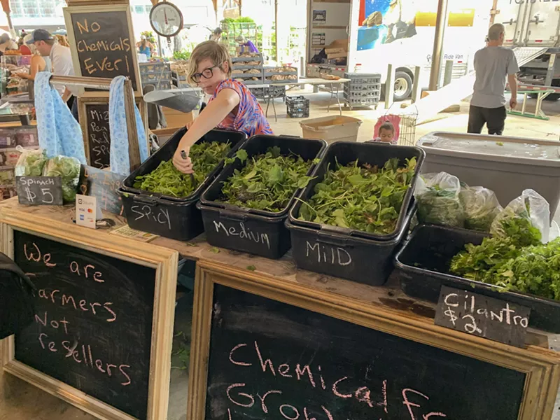 Brother Nature's stall in Eastern Market. - Tom Perkins