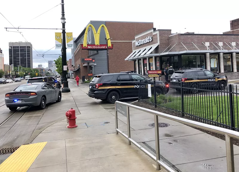 Customer in wheelchair fires taser at McDonald's employee in Detroit
