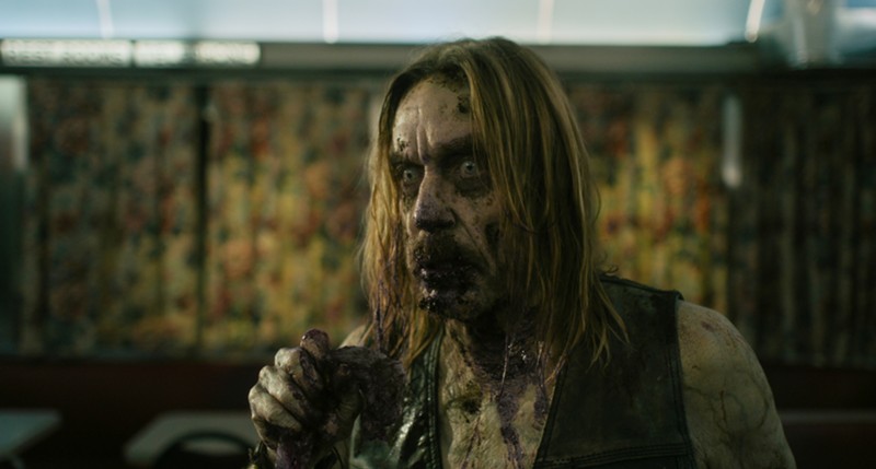 Iggy Pop as a zombie in Jim Jarmusch’s The Dead Don't Die. - Abbot Genser / Focus Features