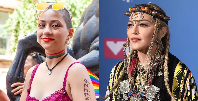 Emma González and Madonna. - Shutterstock (lev radin, JStone)