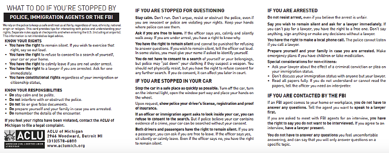 Michigan has second highest rate of ICE arrests in nation (2)