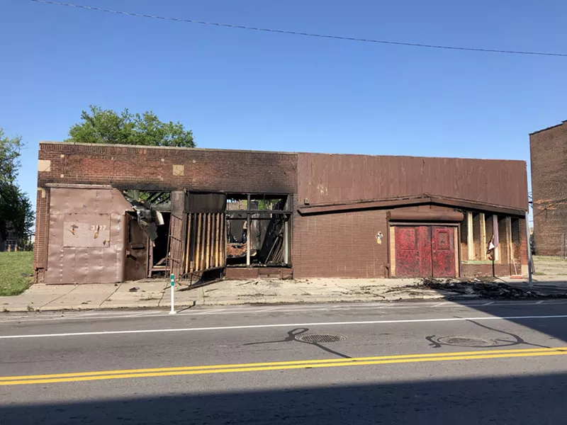 Remains of the gutted Gold Dollar. - Steve Neavling