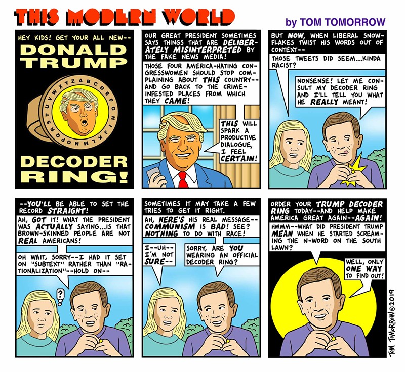 Comics: The Trump decoder ring