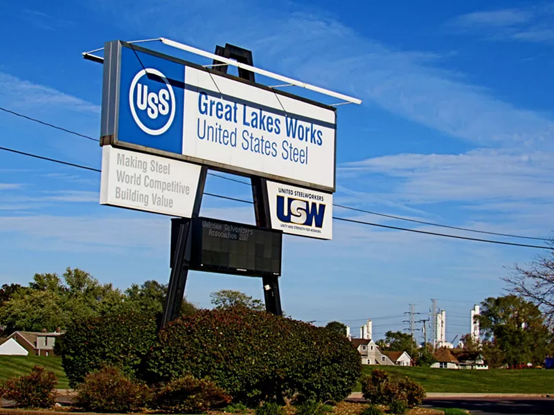 U.S. Steel's Great Lakes facility. - Shutterstock