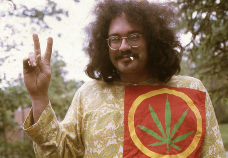 John Sinclair in Ann Arbor in 1968. - Leni Sinlclair