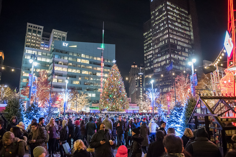 Detroit's 16th annual tree lighting will have some of our favorite things — music, Olympic figure skating, and Santa Claus