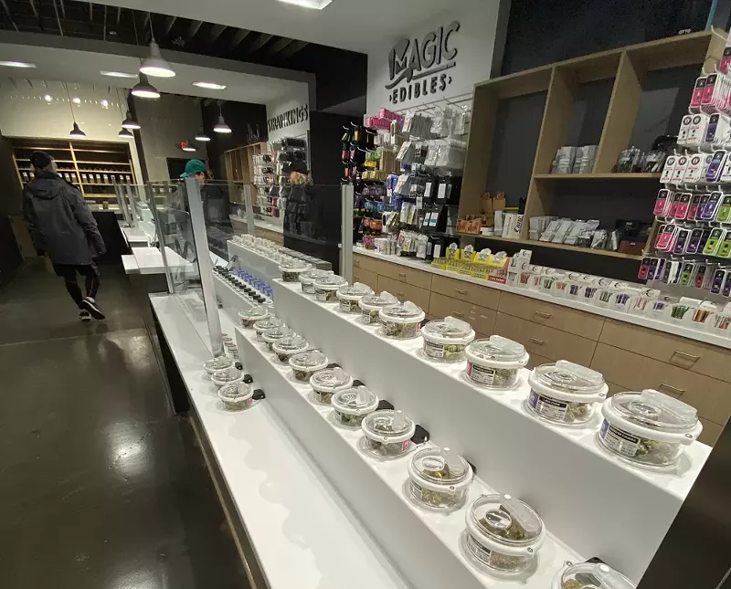 Ann Arbor's Exclusive Brands became the first store in Michigan to be granted a license to sell recreational marijuana. It has since been followed with Greenstone and Arbors Wellness, both also in Ann Arbor. - Courtesy of Exclusive Brands