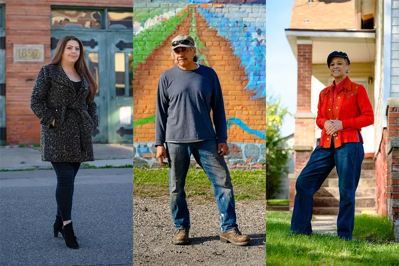 Longtime Hubbard Richard residents Evelyn Sparks, Vito Valdez, and Betty Kennedy are among those featured in a new photo exhibition about the community. - JUAN CARLOS DUEWEKE-PEREZ
