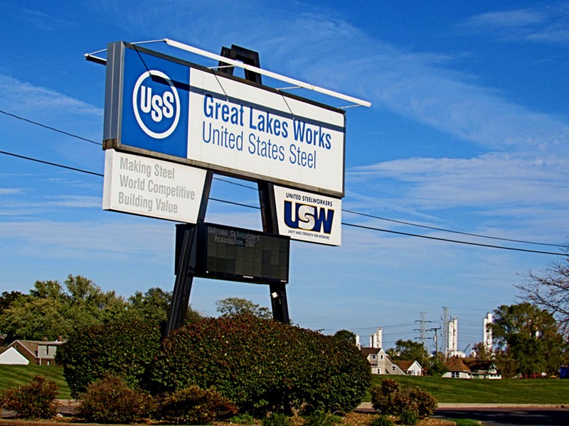 U.S. Steel's Great Lakes facility. - Shutterstock