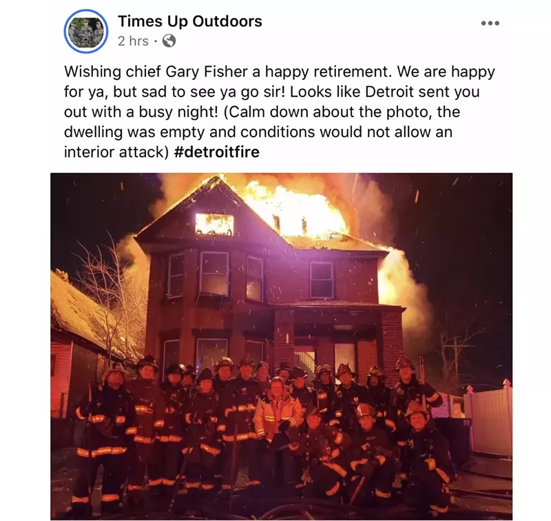 Burning home used as backdrop for Detroit firefighters' photo was not abandoned (3)
