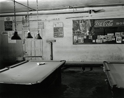 The eerie interior of Hupp Billiards, June 15, 1981. - Bruce Harkness