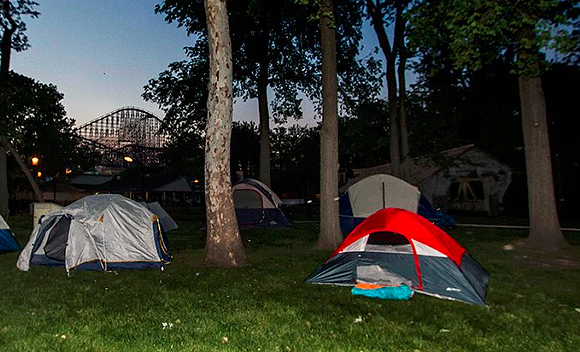 Spend the night in an amusement park with Cedar Point's Coaster Campout