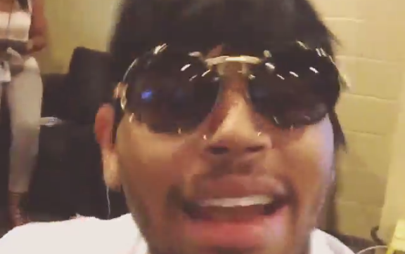 Chris Brown does his best DeJ Loaf impersonation