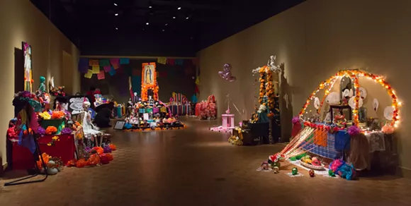 Ofrendas from the DIA’s 2014 exhibit - Courtesy photos