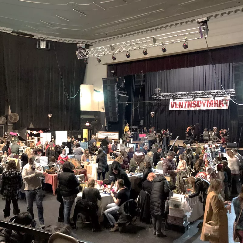 Every kiss begins with Handmade Detroit's Annual Valentine's Day market, which returns to the Majestic