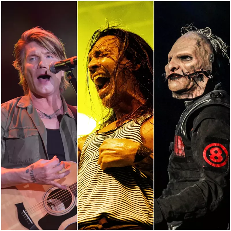 Goo Goo Dolls, Incubus, and Slipknot. - Photocarioca, Christian Bertrand, Andre Luiz Moreira/Shutterstock.com