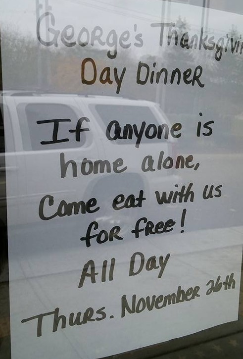 Northville restaurant owner offers up free Thanksgiving meals to anyone who 'is home alone'