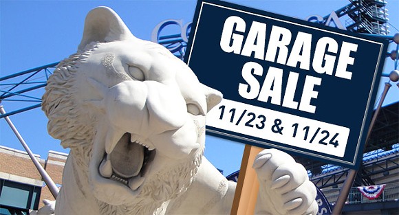 The annual Detroit Tigers garage sale is happening this week