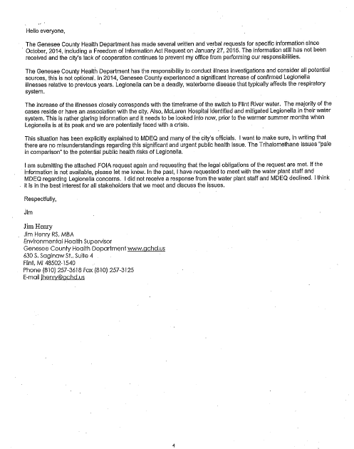 For months Snyder admin knew about Legionnaires outbreak but didn't say anything