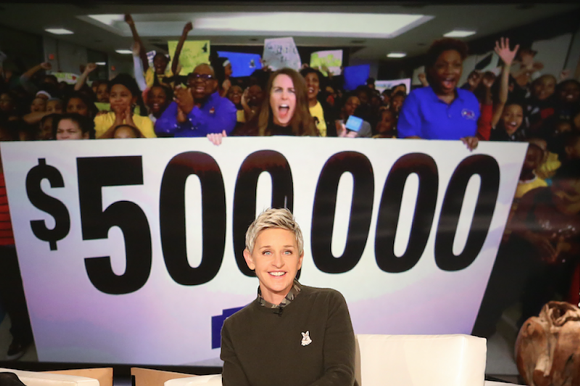 DeGeneres spreads generosity to Detroit