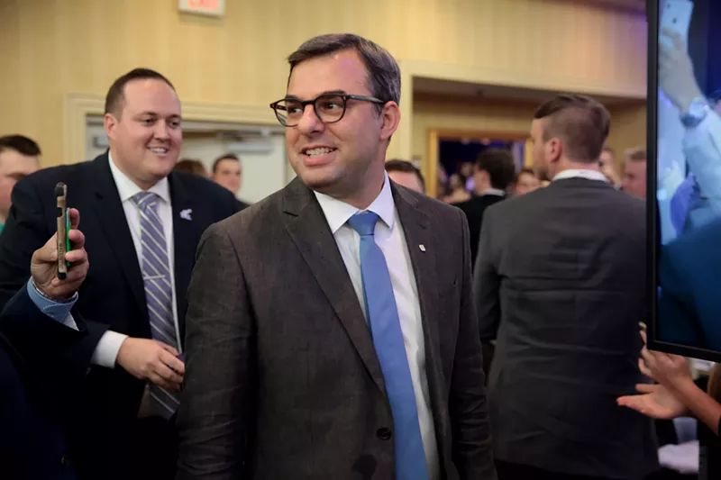 U.S. Rep. Justin Amash speaking with attendees at the 2017 Young Americans for Liberty National Convention. - Gage Skidmore