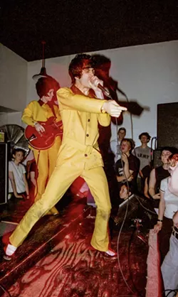 The Make-Up performing at The Green Room in Ypsialnti (now Ziggy's) in 1996. - Doug Coombe
