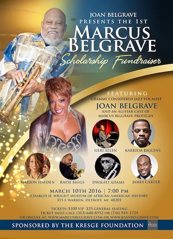 Why you should attend Thursday's Marcus Belgrave Scholarship Fundraiser